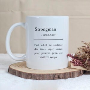 🛢️ Mug "Strongman" : L’Athlète des Extrêmes