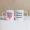 Mug avec l'écusson des CRS et la signification de cette direction de la Police Nationale Française